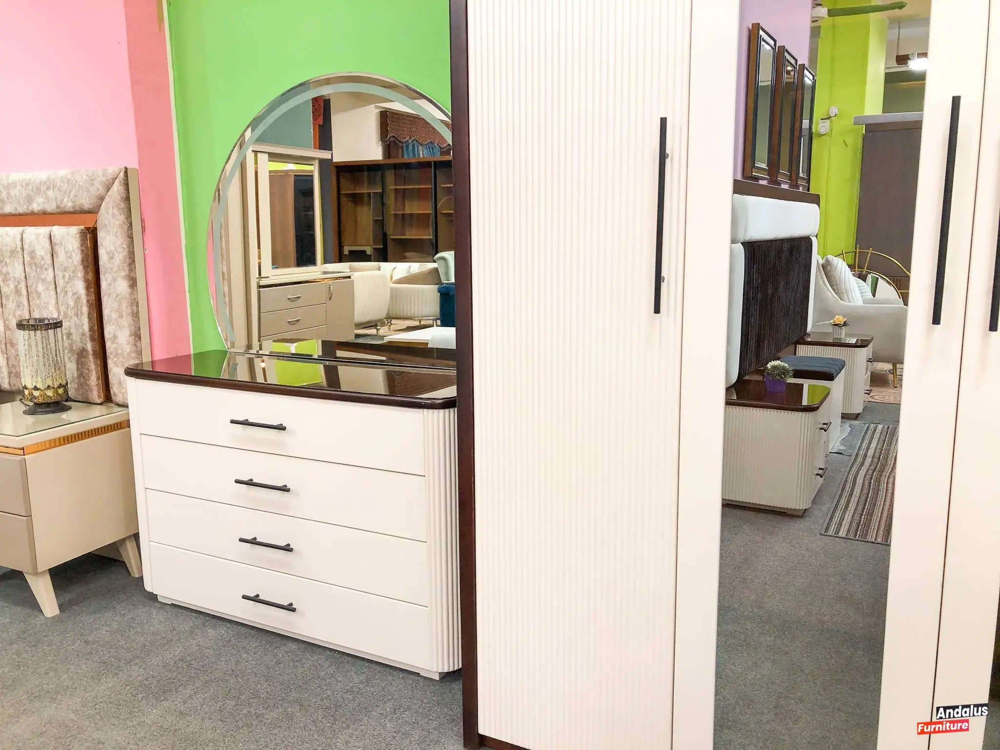 غرفة نوم موديل 11 من معرض الأندلس للأثاث