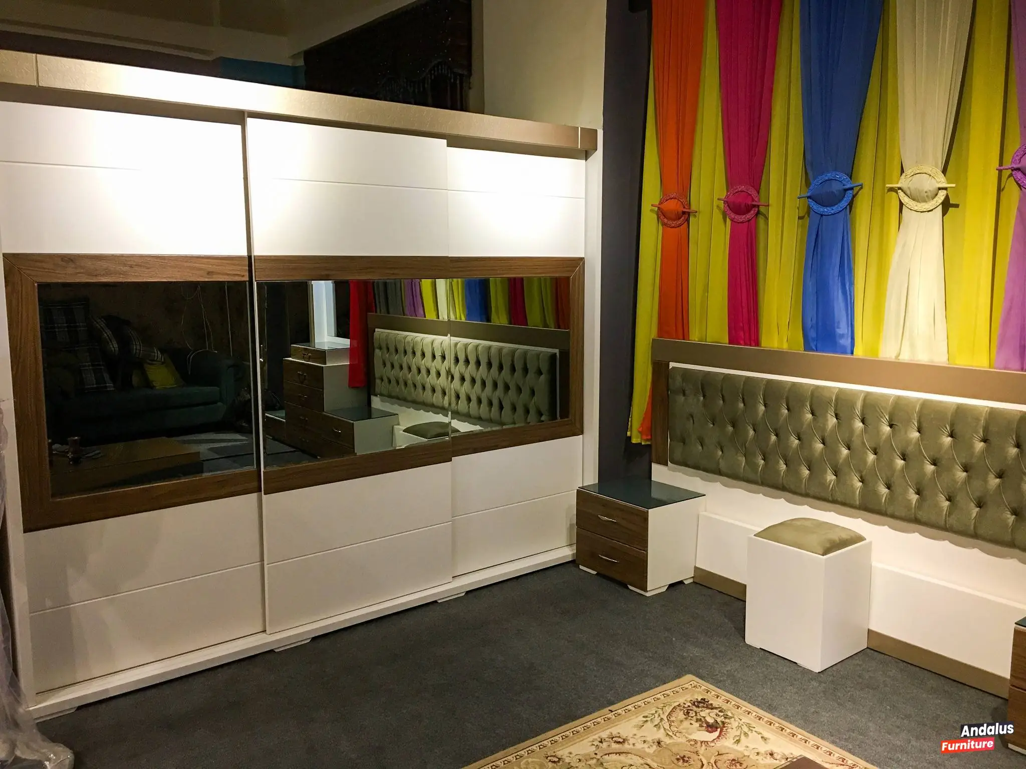 غرفة نوم موديل 15 من معرض الأندلس للأثاث