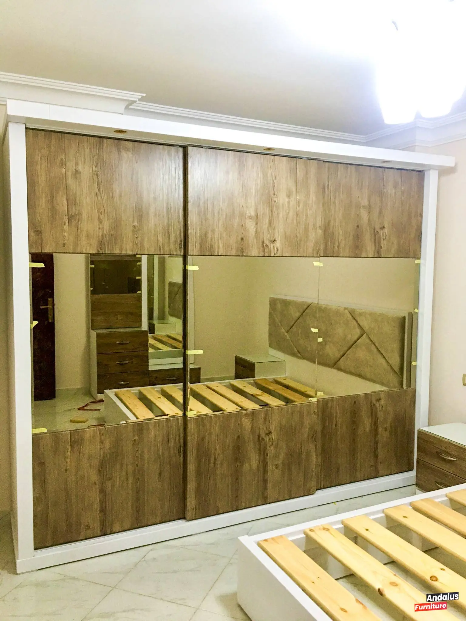 غرفة نوم موديل 17 من معرض الأندلس للأثاث