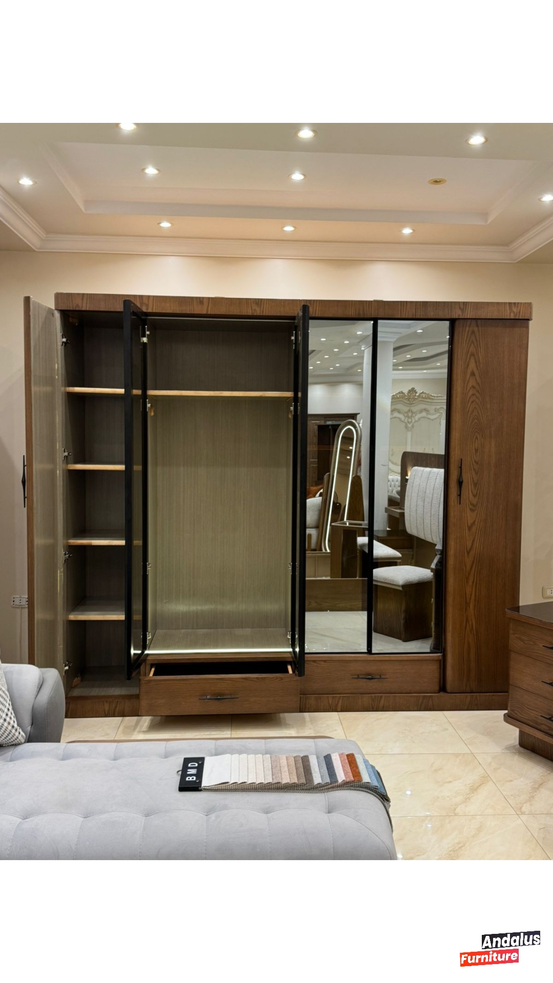 غرفة نوم موديل 27 من معرض الأندلس للأثاث