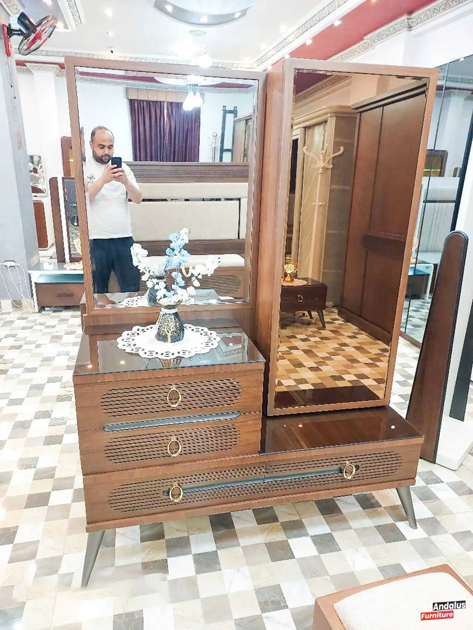 غرفة نوم موديل 2 من معرض الأندلس للأثاث