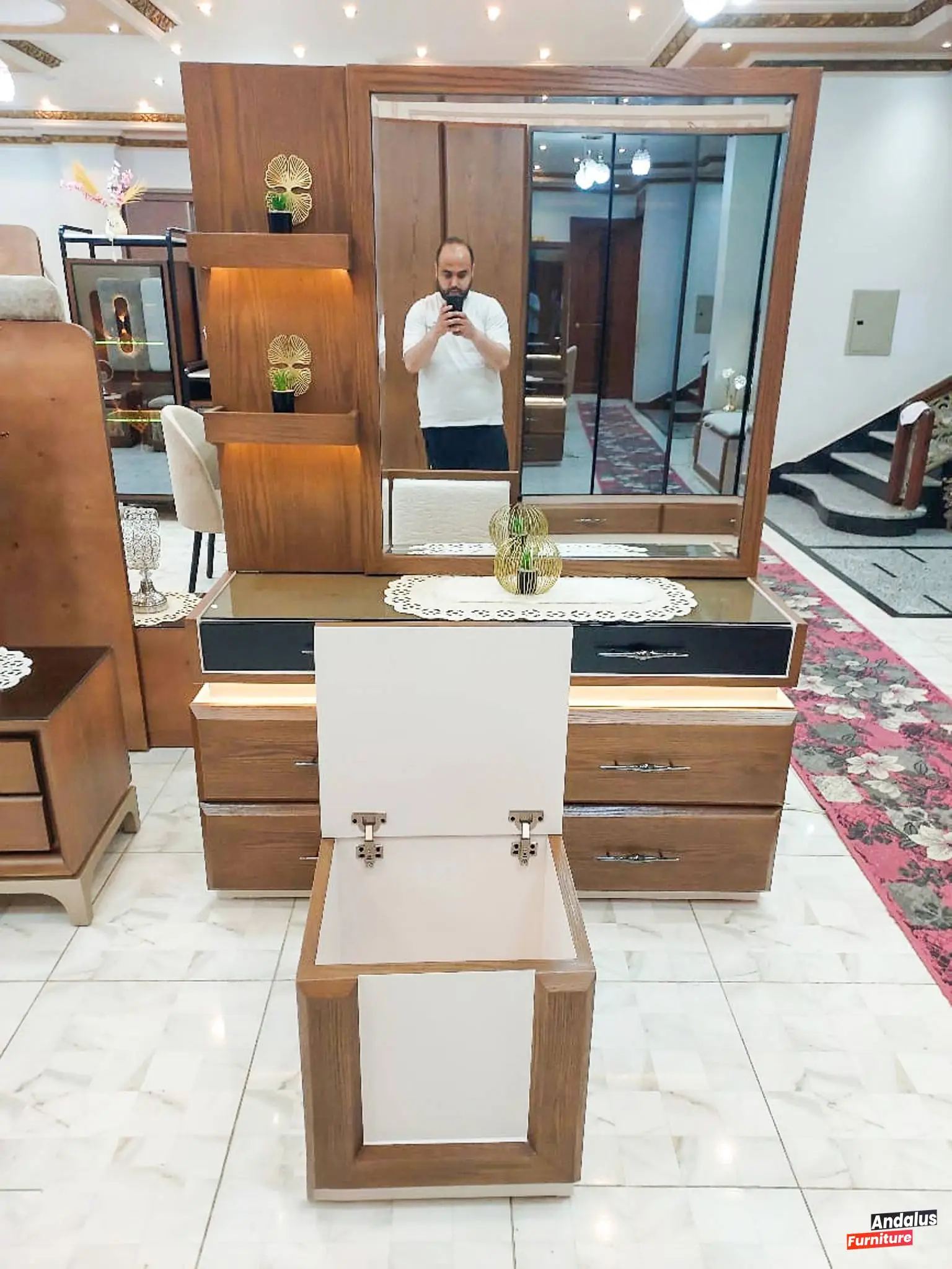 غرفة نوم موديل 4 من معرض الأندلس للأثاث