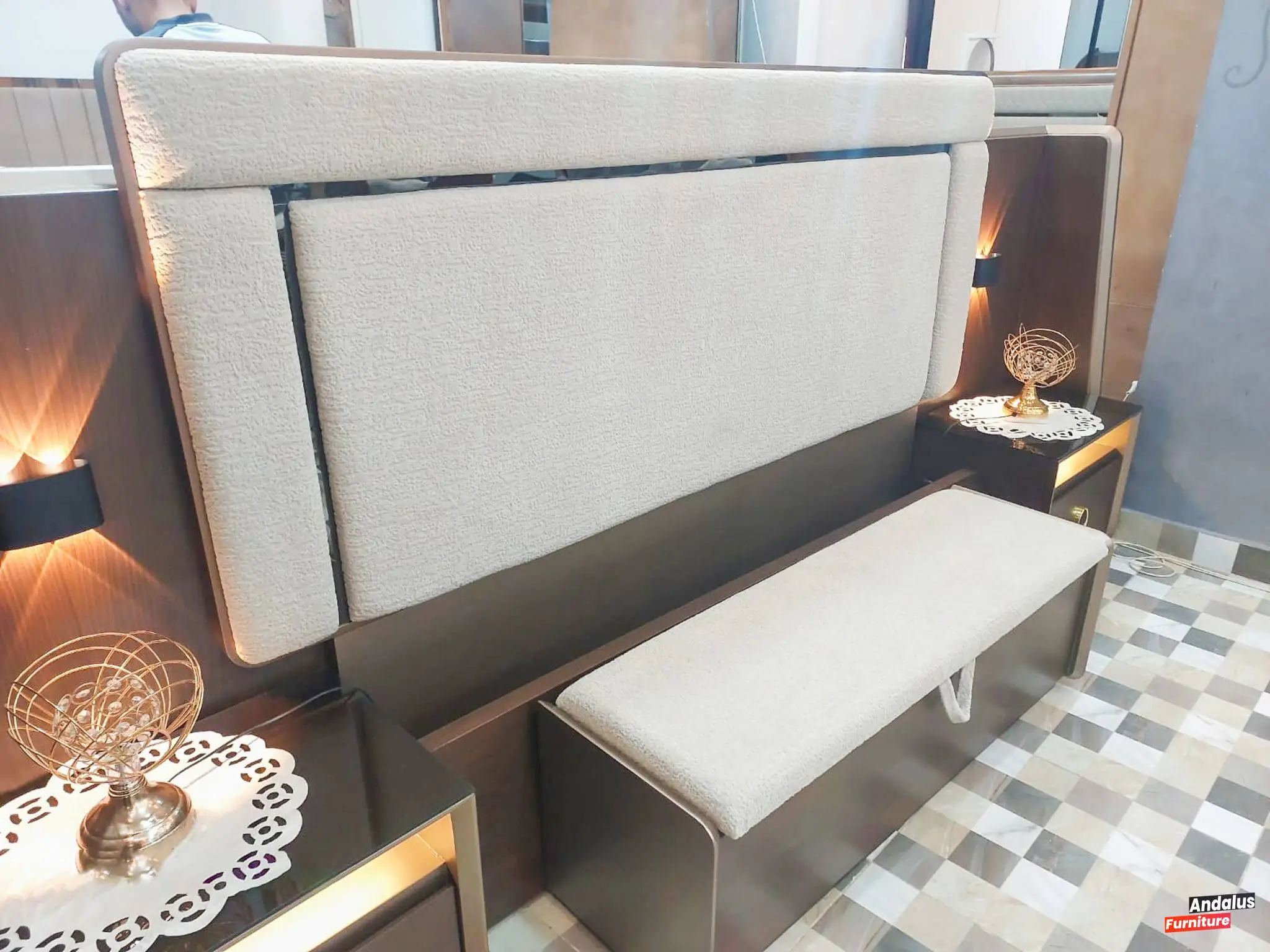 غرفة نوم موديل 7 من معرض الأندلس للأثاث