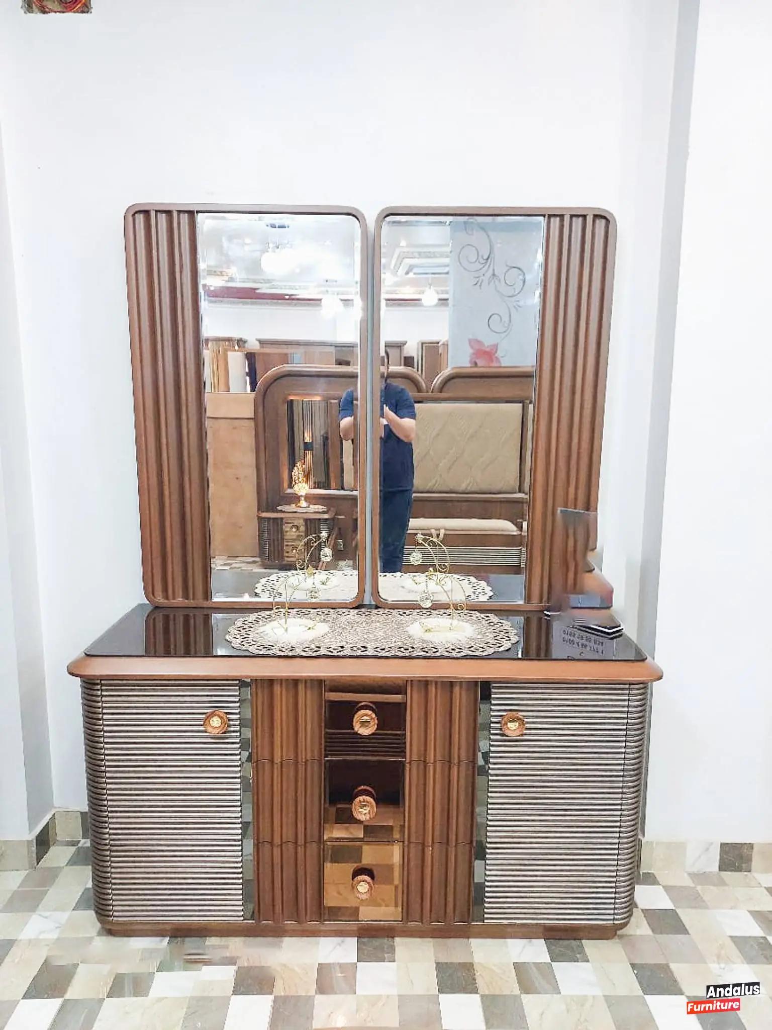 غرفة نوم موديل 8 من معرض الأندلس للأثاث