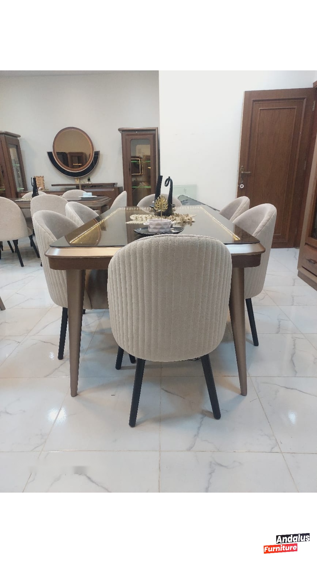 غرفة سفرة موديل 100 من معرض الأندلس للأثاث