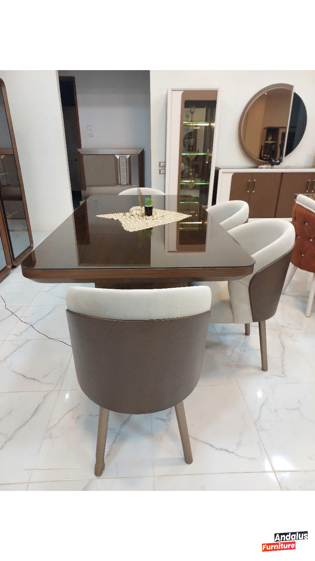 غرفة سفرة موديل 102 من معرض الأندلس للأثاث