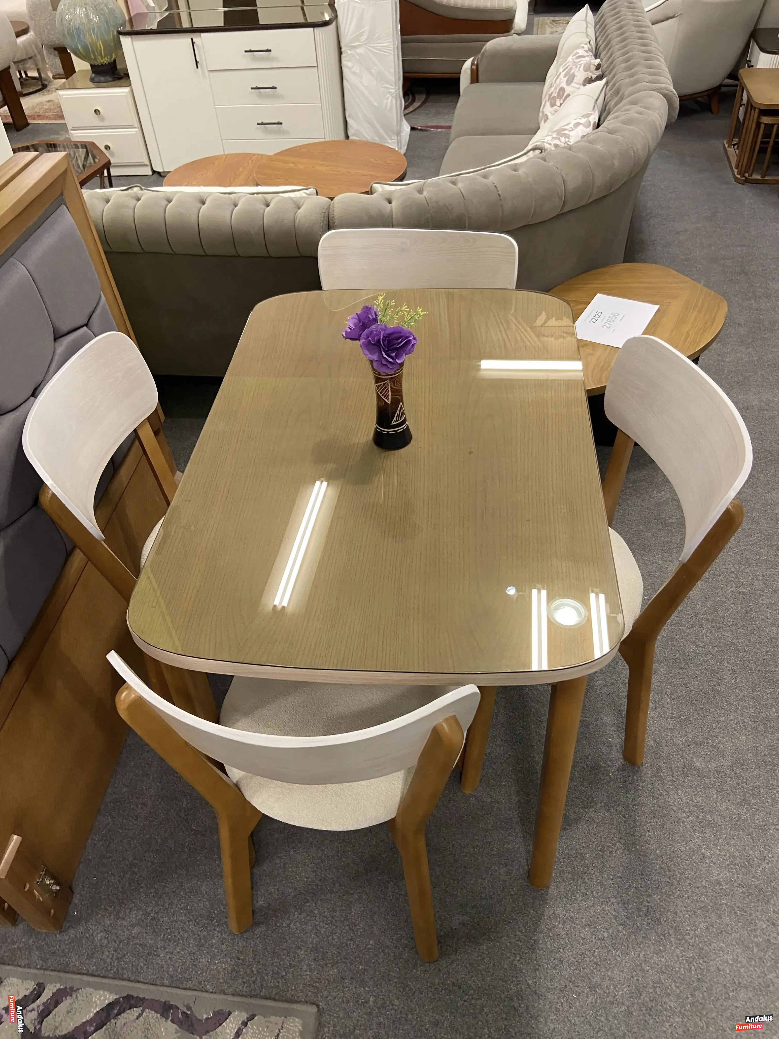 غرفة سفرة موديل 106 من معرض الأندلس للأثاث