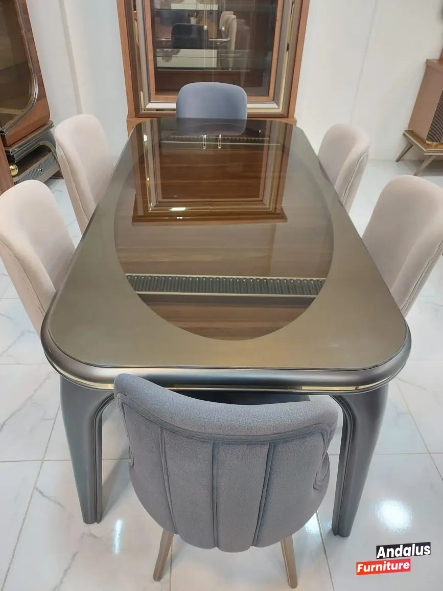 غرفة سفرة موديل 11 من معرض الأندلس للأثاث