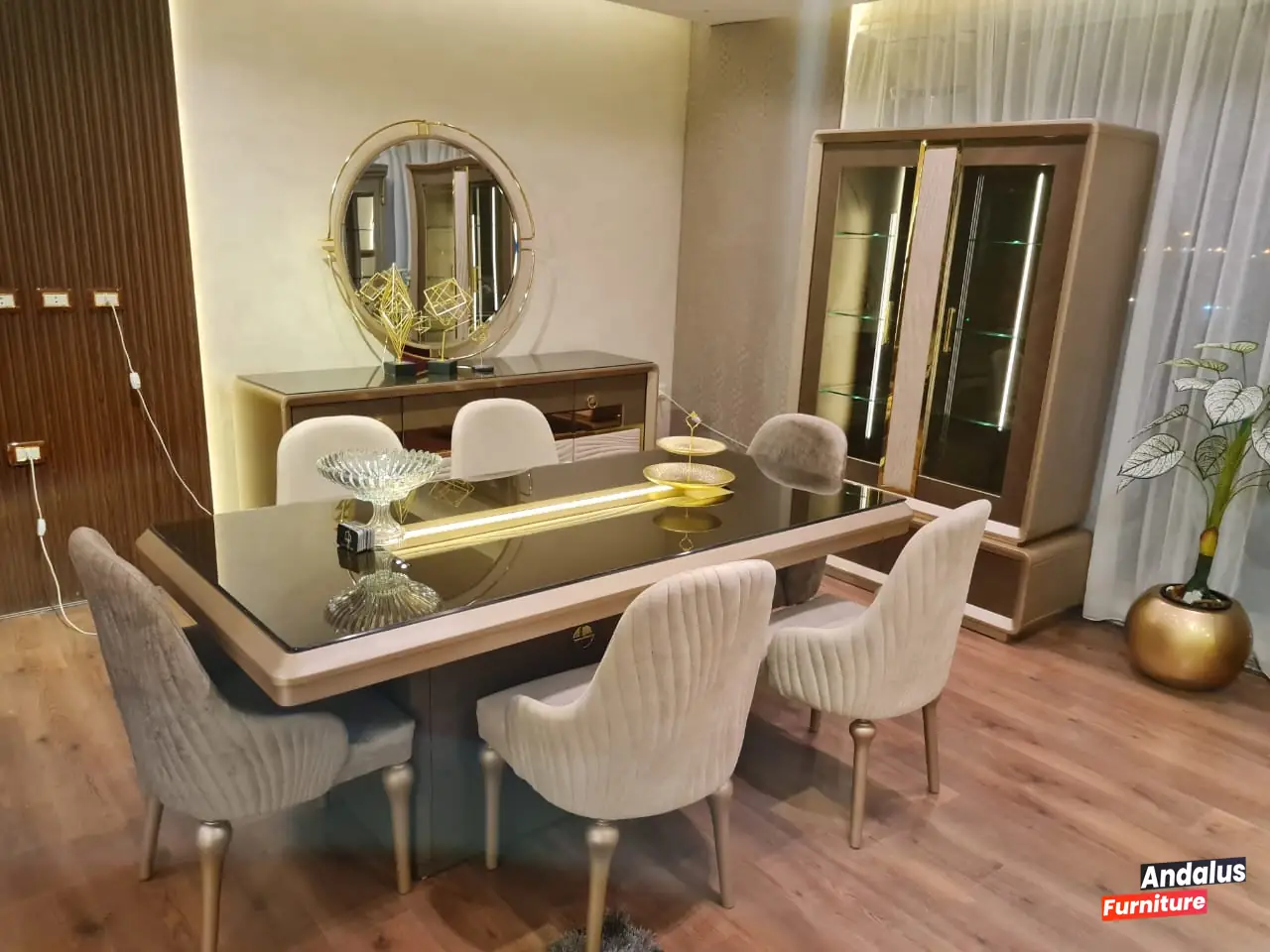 غرفة سفرة موديل 14 من معرض الأندلس للأثاث