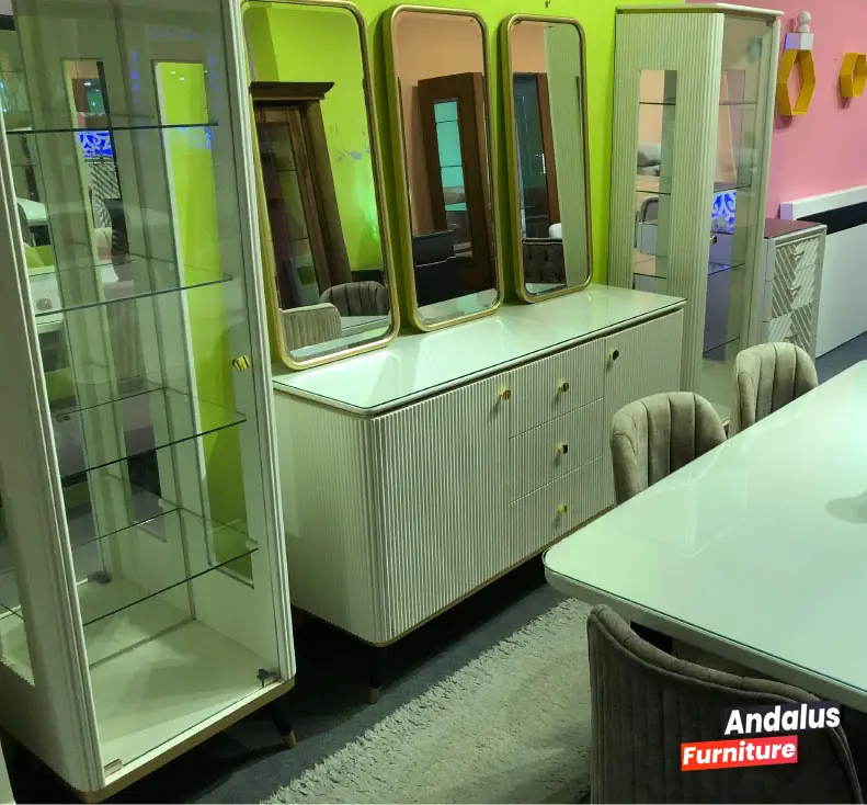 غرفة سفرة موديل 16 من معرض الأندلس للأثاث