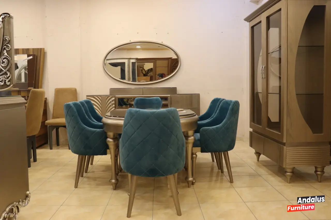 غرفة سفرة موديل 25 من معرض الأندلس للأثاث