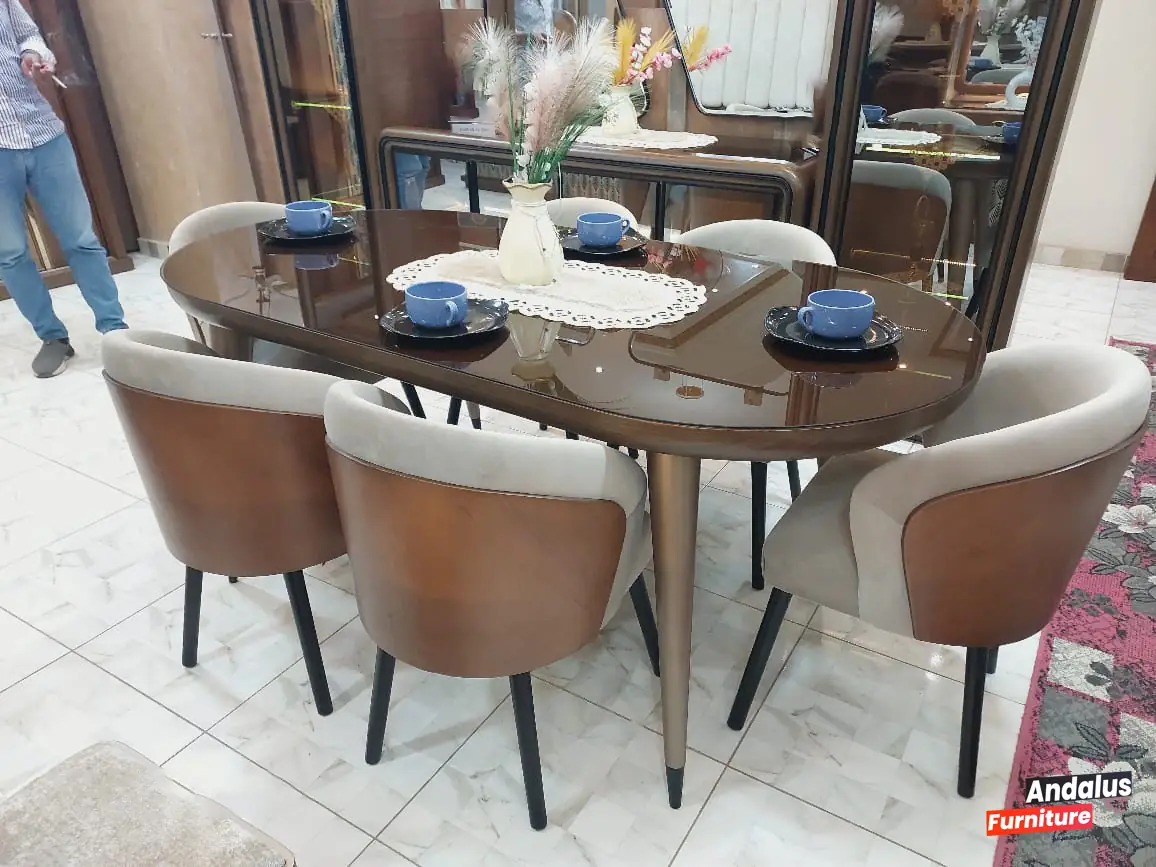 غرفة سفرة موديل 31 من معرض الأندلس للأثاث