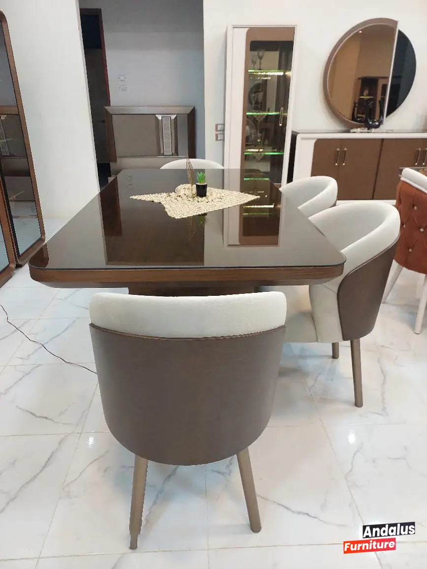 غرفة سفرة موديل 35 من معرض الأندلس للأثاث