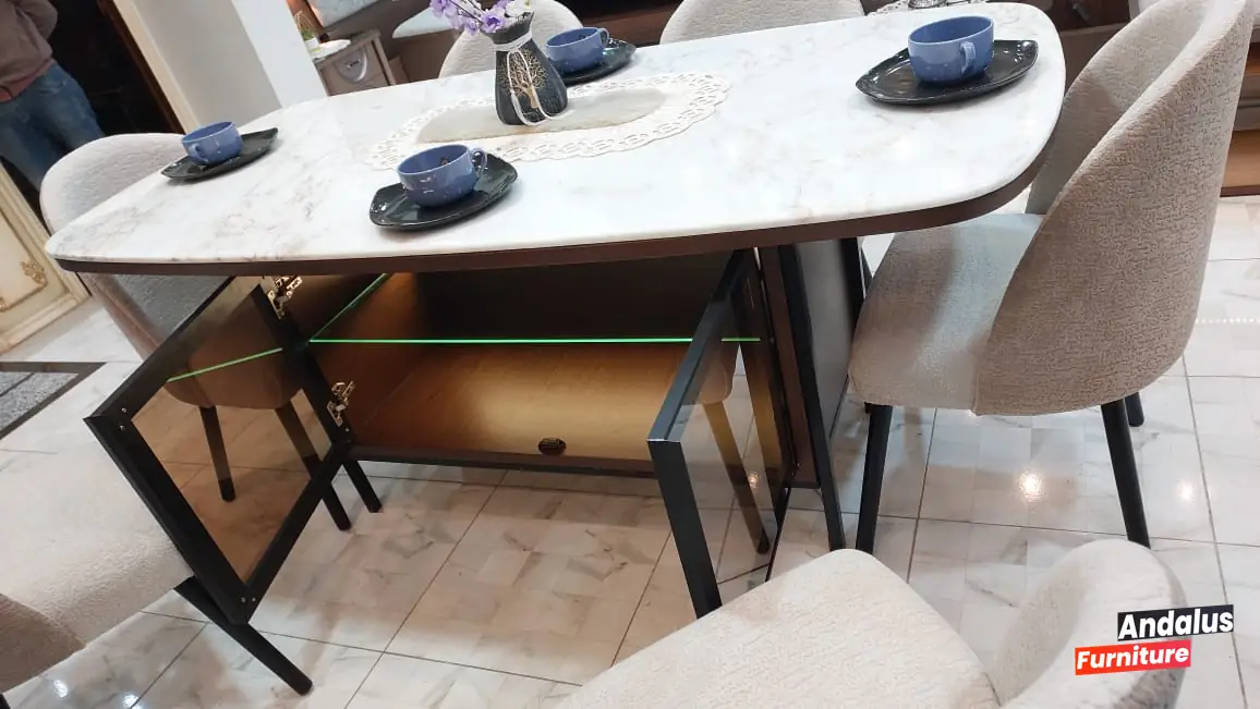 غرفة سفرة موديل 38 من معرض الأندلس للأثاث