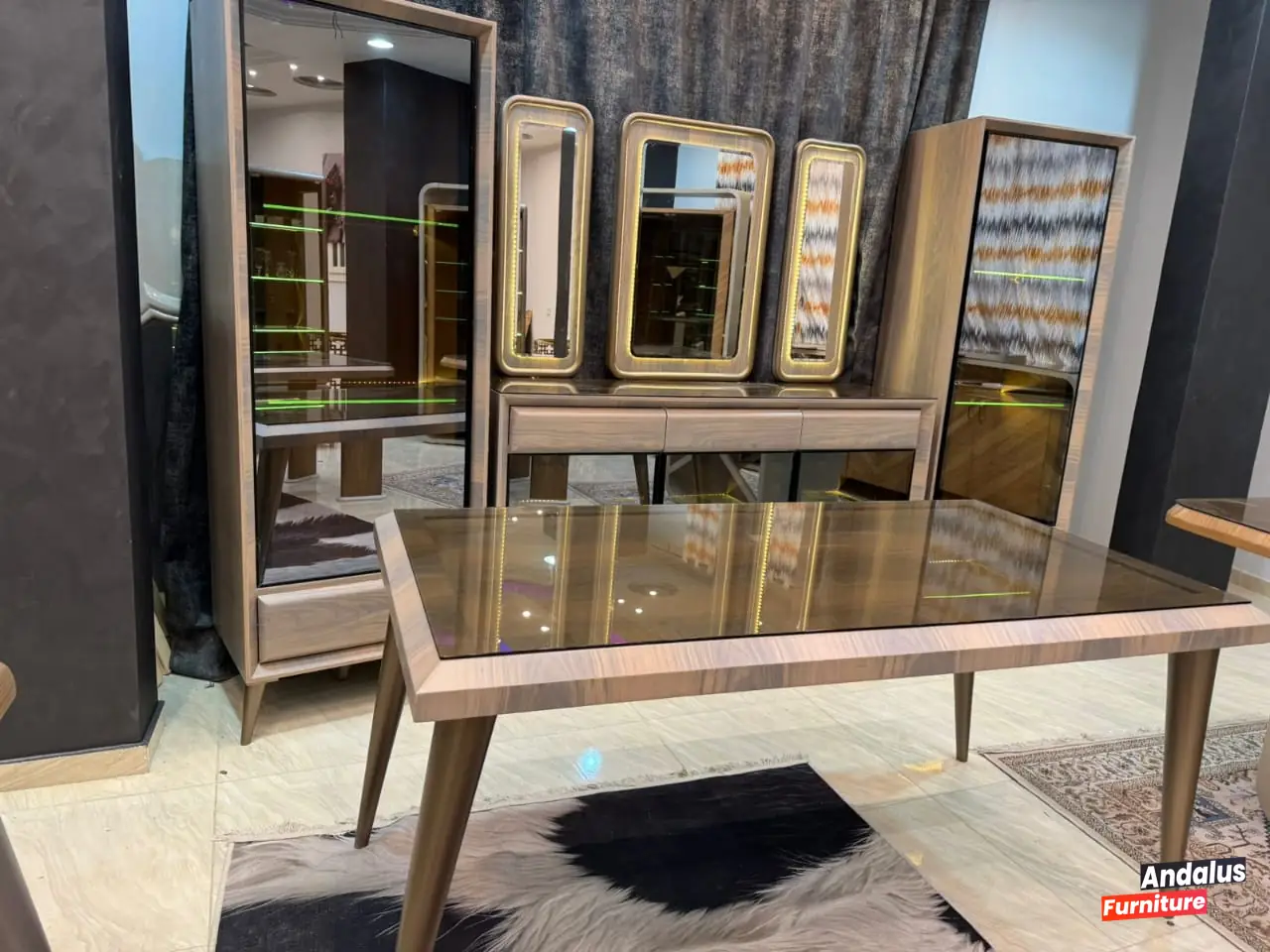 غرفة سفرة موديل 46 من معرض الأندلس للأثاث