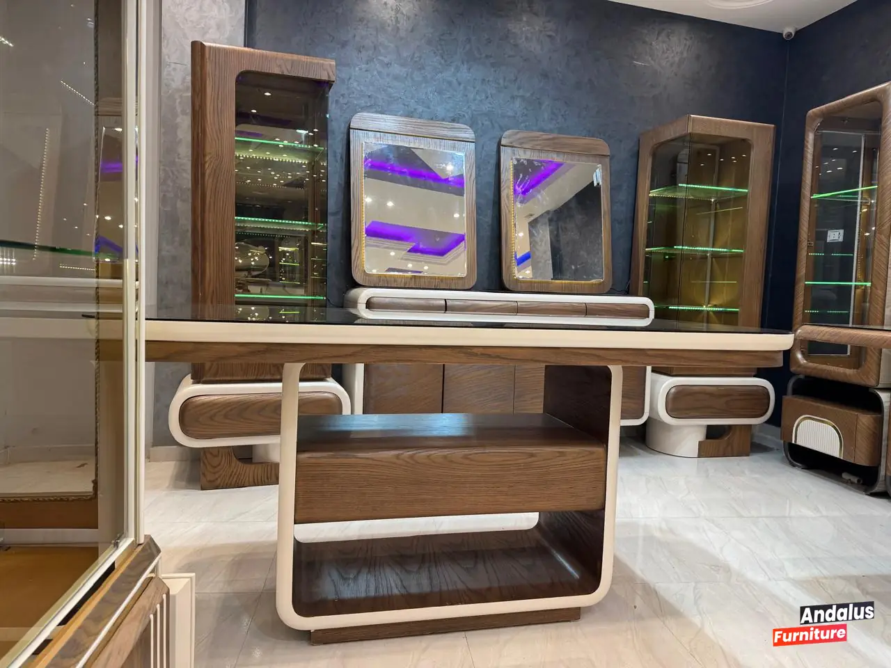غرفة سفرة موديل 47 من معرض الأندلس للأثاث