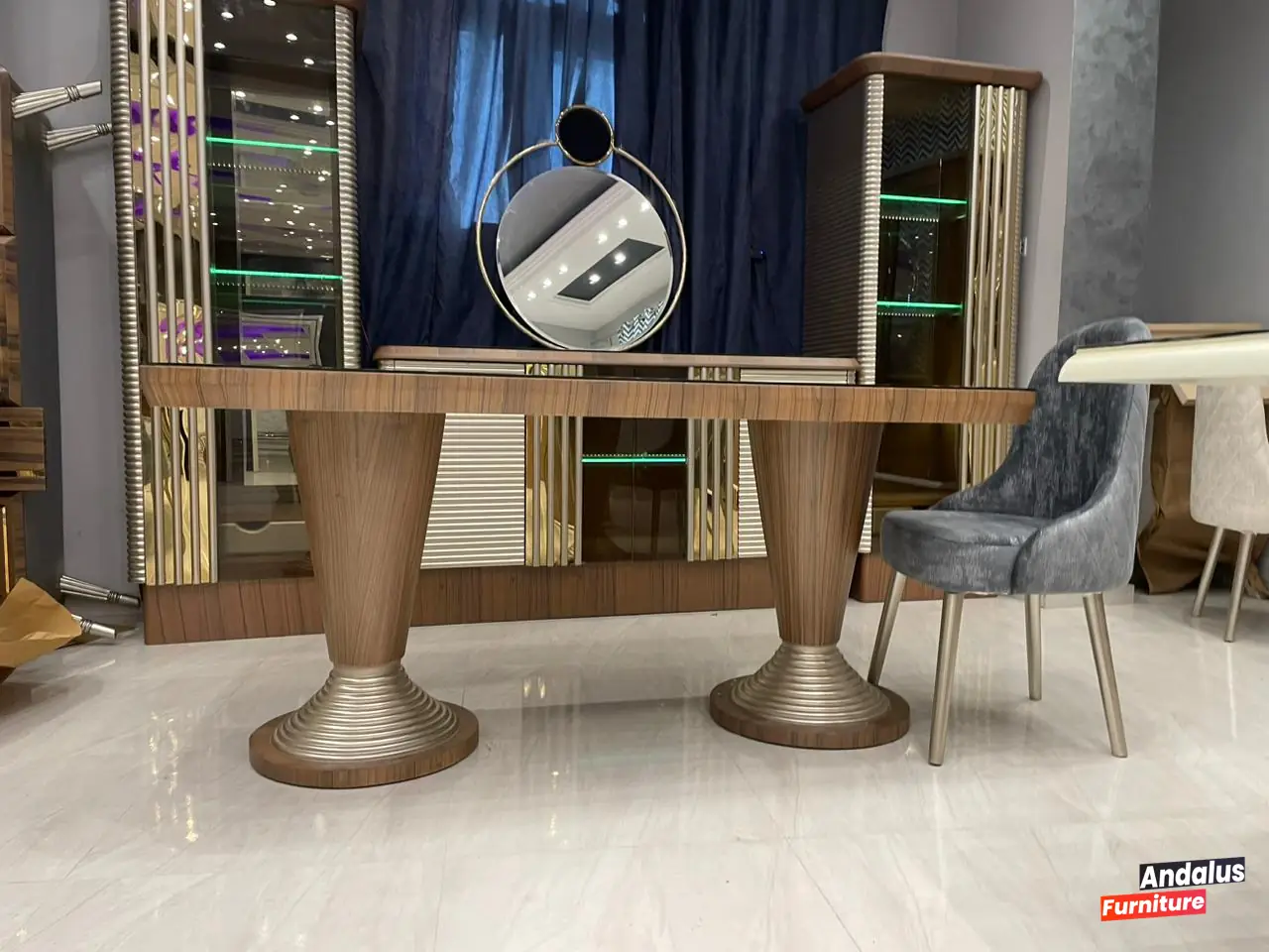 غرفة سفرة موديل 49 من معرض الأندلس للأثاث