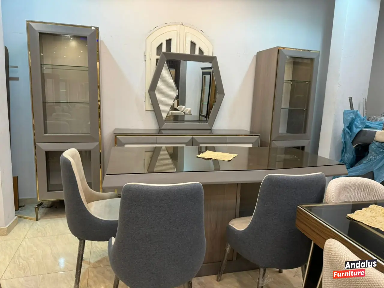 غرفة سفرة موديل 51 من معرض الأندلس للأثاث