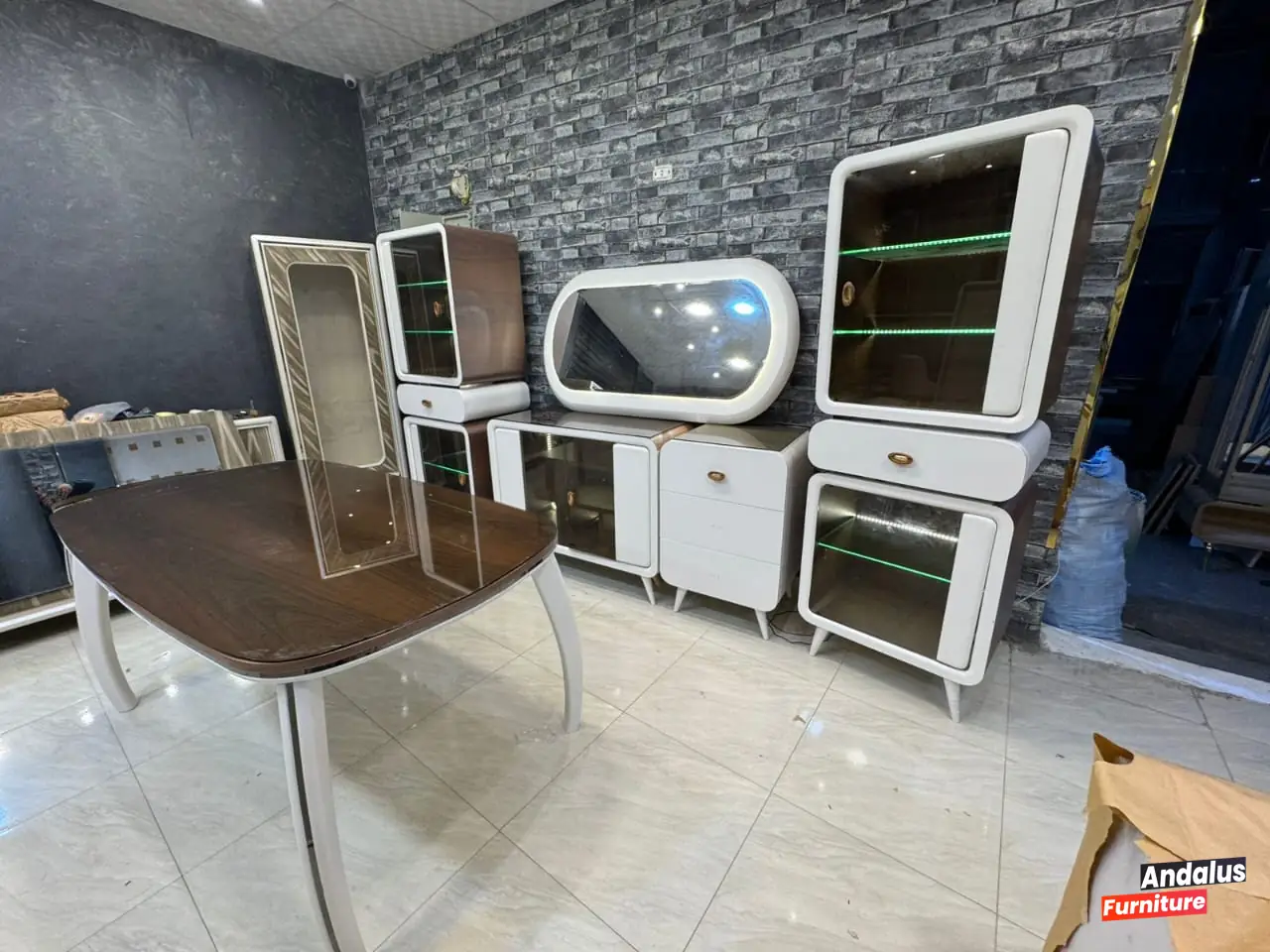 غرفة سفرة موديل 52 من معرض الأندلس للأثاث