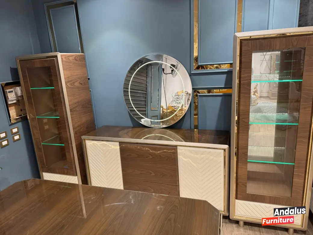 غرفة سفرة موديل 53 من معرض الأندلس للأثاث