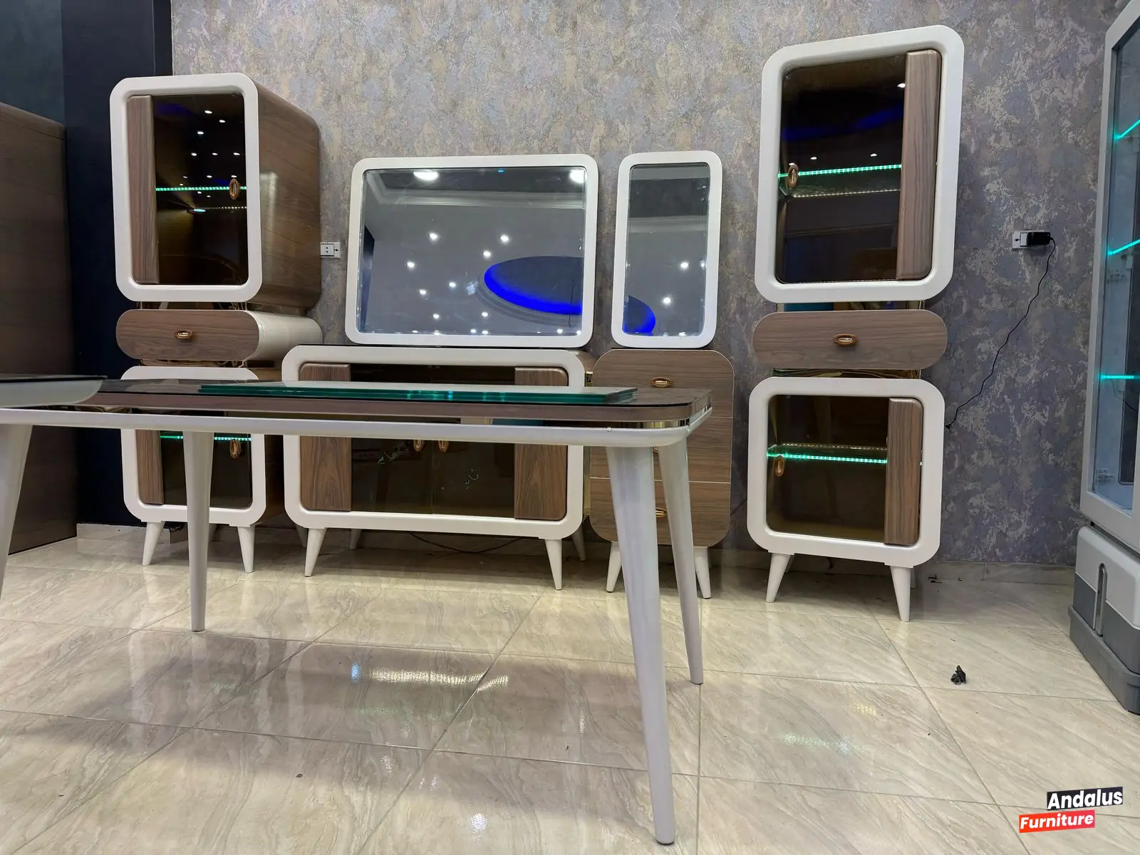 غرفة سفرة موديل 55 من معرض الأندلس للأثاث