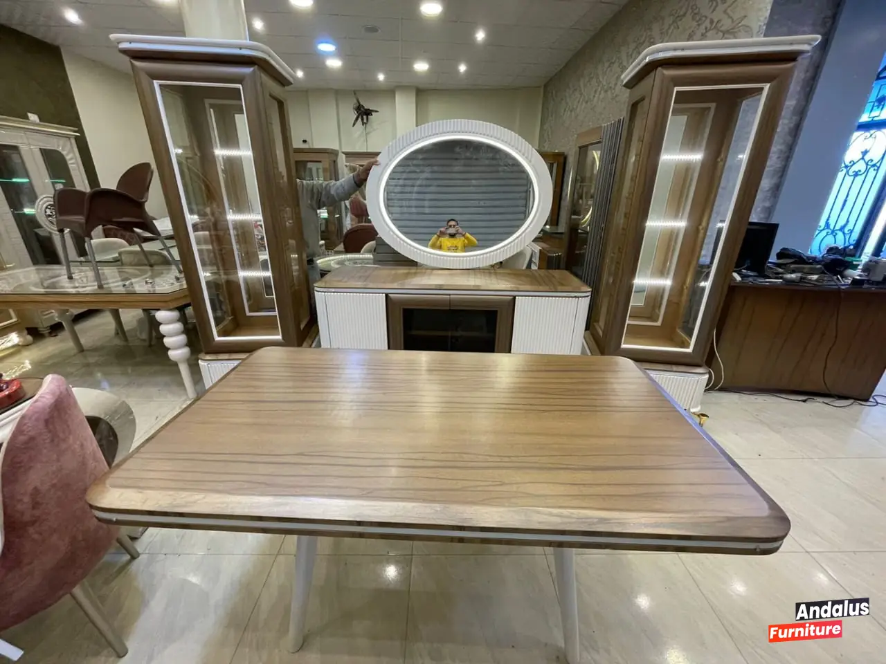 غرفة سفرة موديل 61 من معرض الأندلس للأثاث