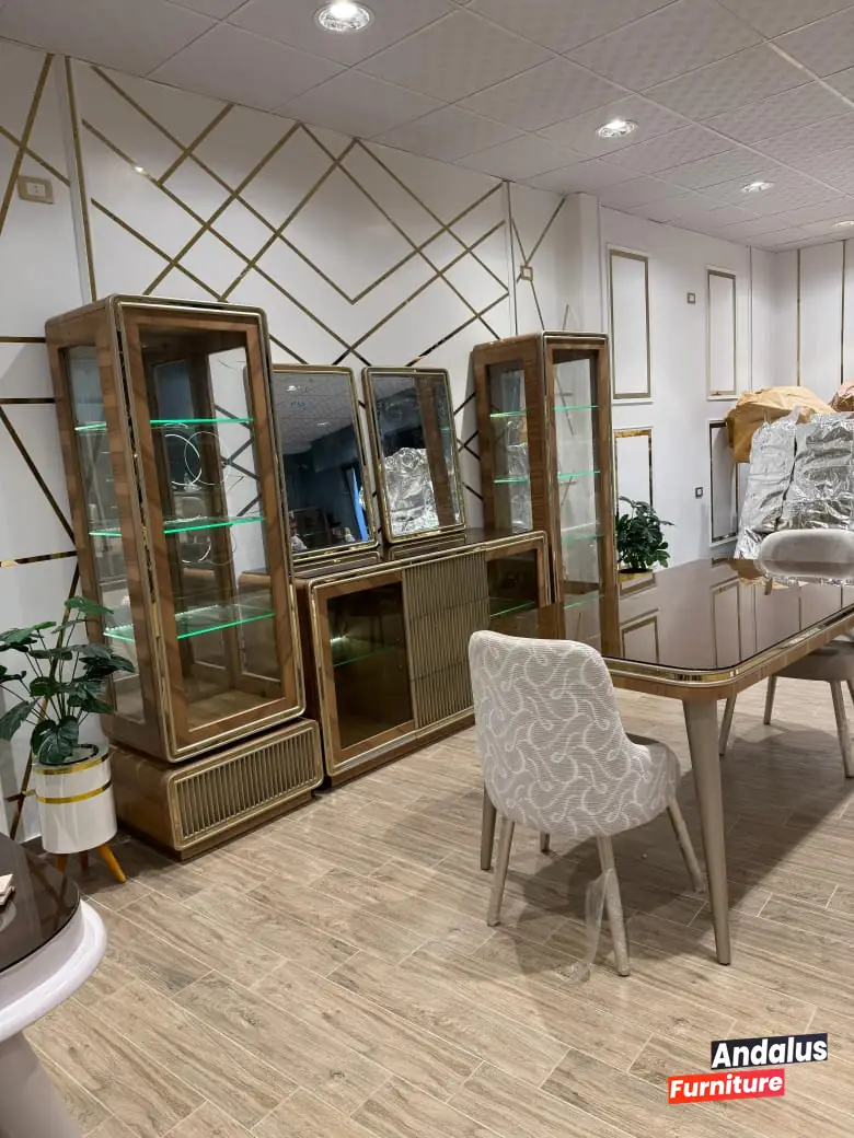 غرفة سفرة موديل 64 من معرض الأندلس للأثاث