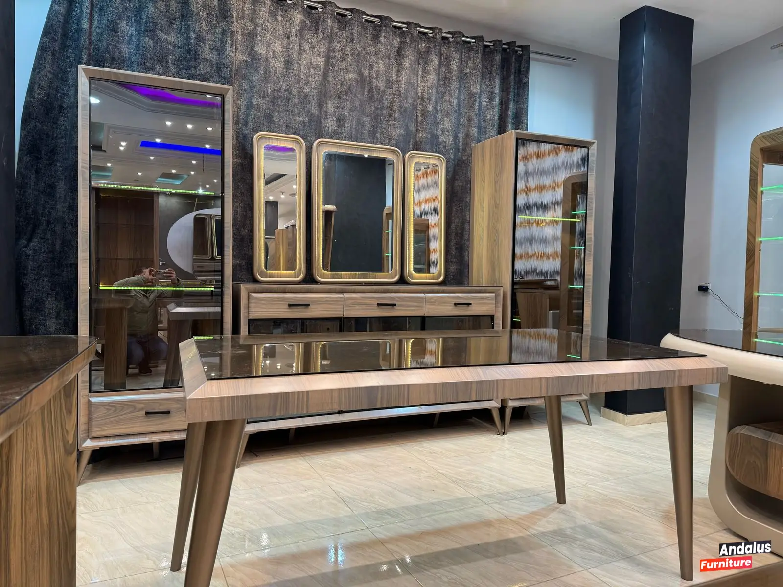 غرفة سفرة موديل 66 من معرض الأندلس للأثاث