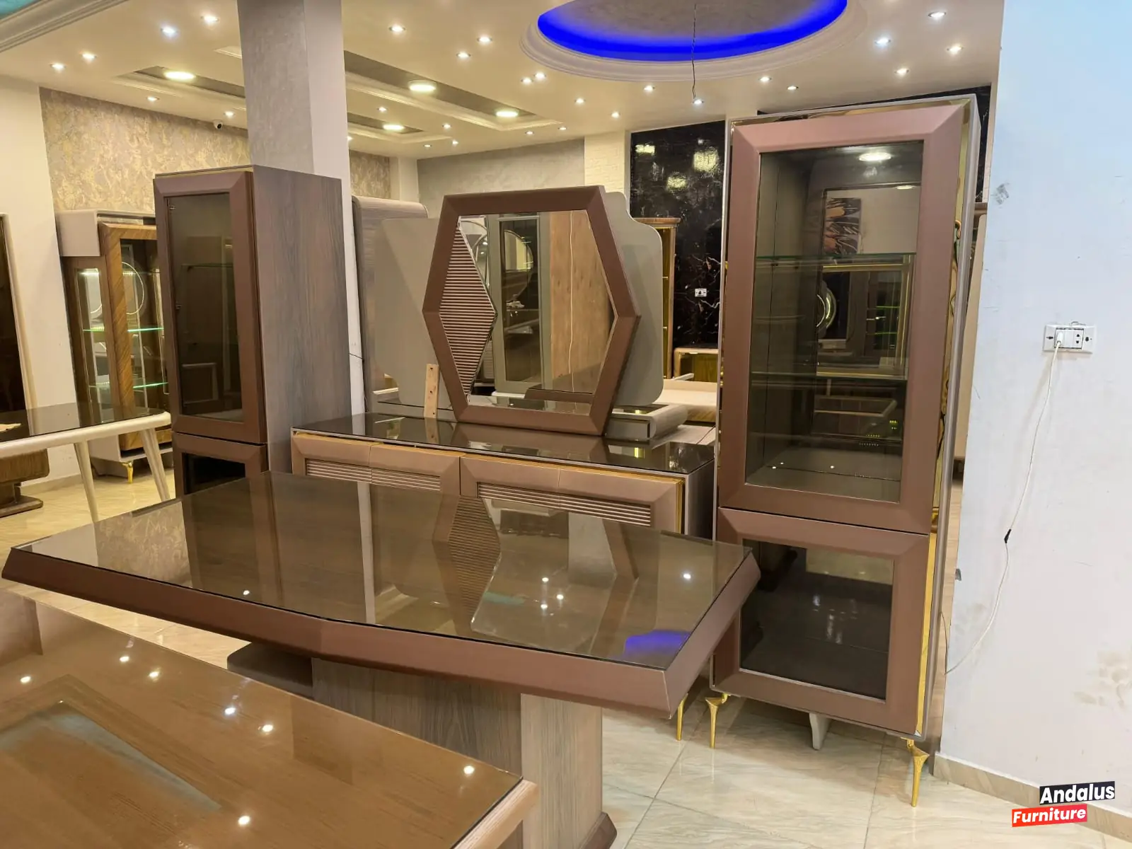 غرفة سفرة موديل 67 من معرض الأندلس للأثاث