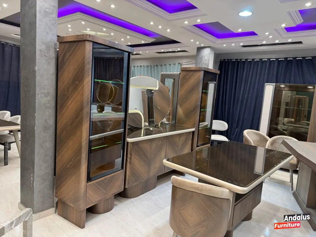 غرفة سفرة موديل 69 من معرض الأندلس للأثاث