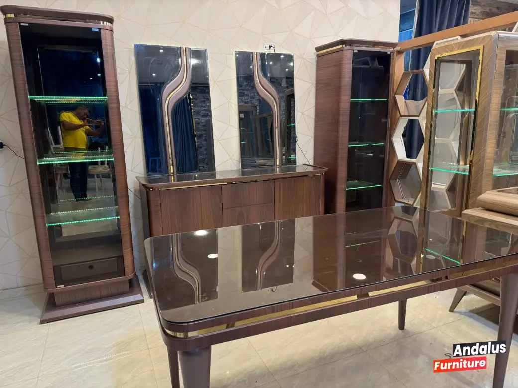 غرفة سفرة موديل 76 من معرض الأندلس للأثاث