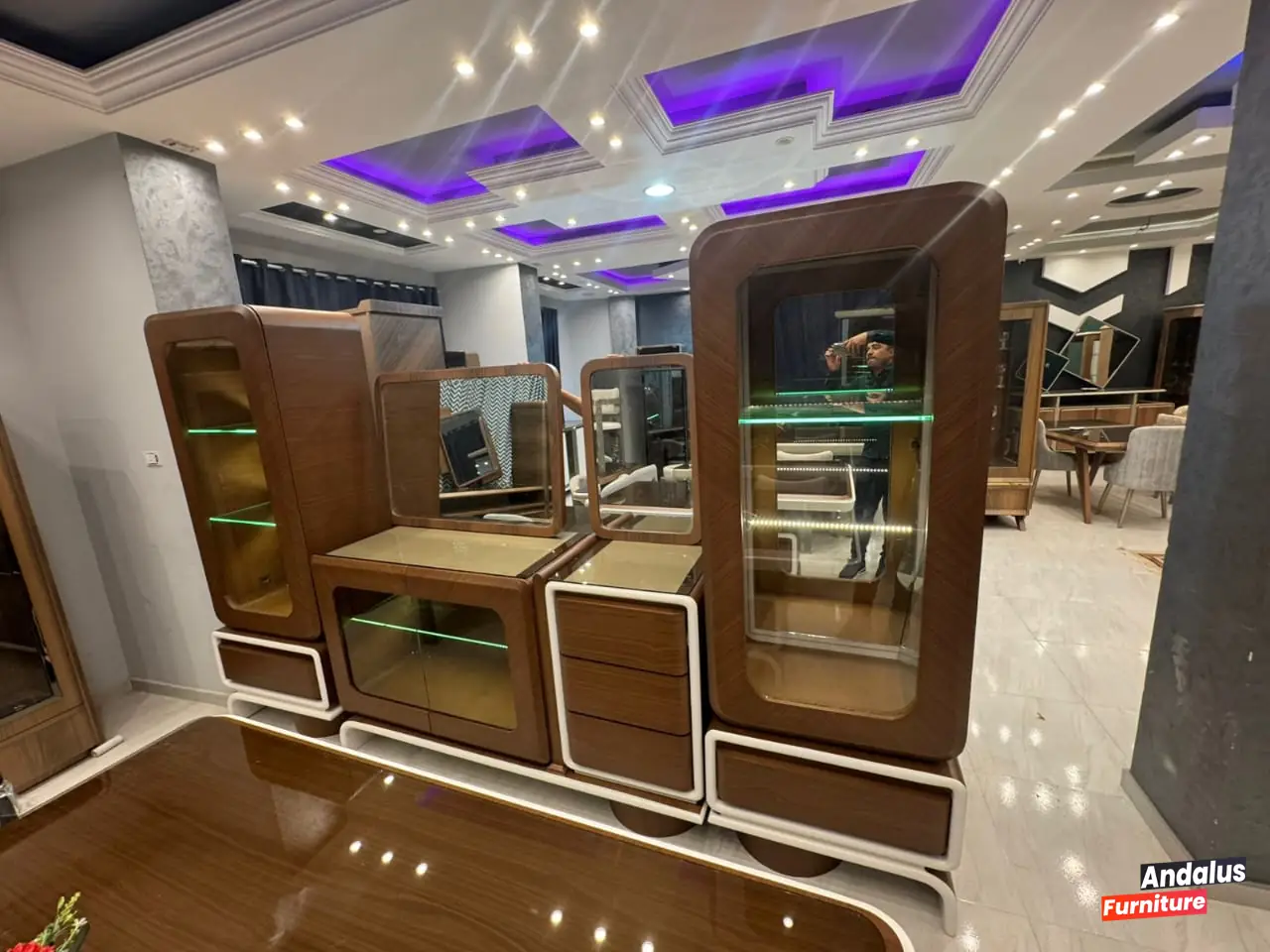 غرفة سفرة موديل 78 من معرض الأندلس للأثاث