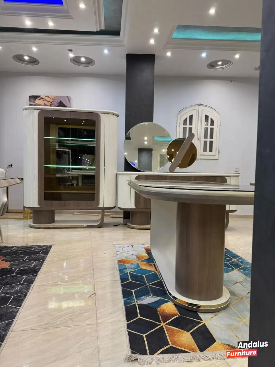غرفة سفرة موديل 80 من معرض الأندلس للأثاث