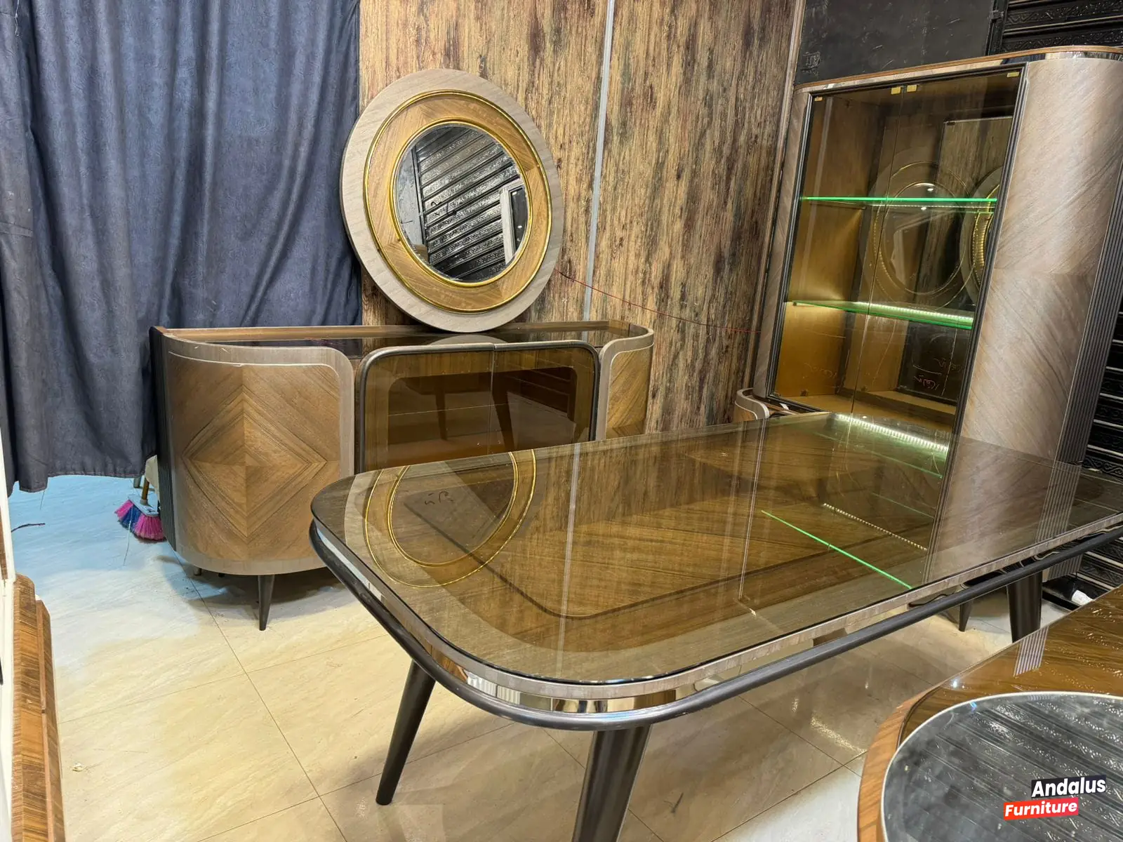 غرفة سفرة موديل 84 من معرض الأندلس للأثاث