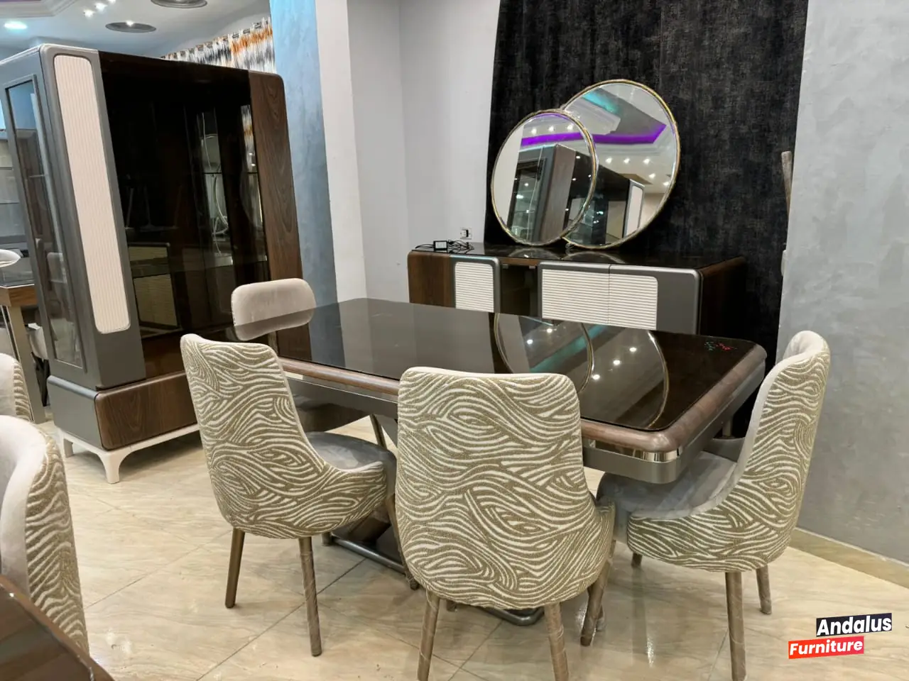 غرفة سفرة موديل 86 من معرض الأندلس للأثاث