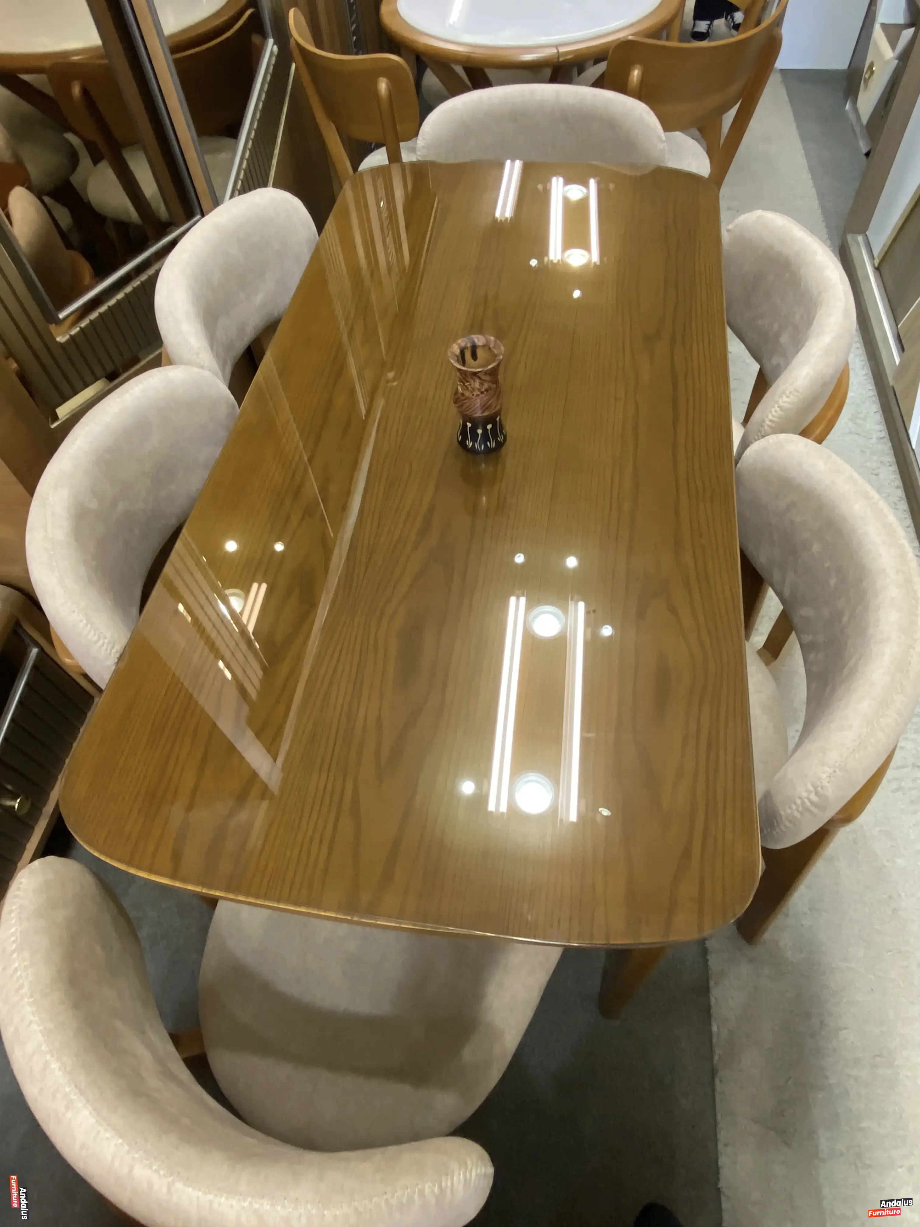 غرفة سفرة موديل 87 من معرض الأندلس للأثاث