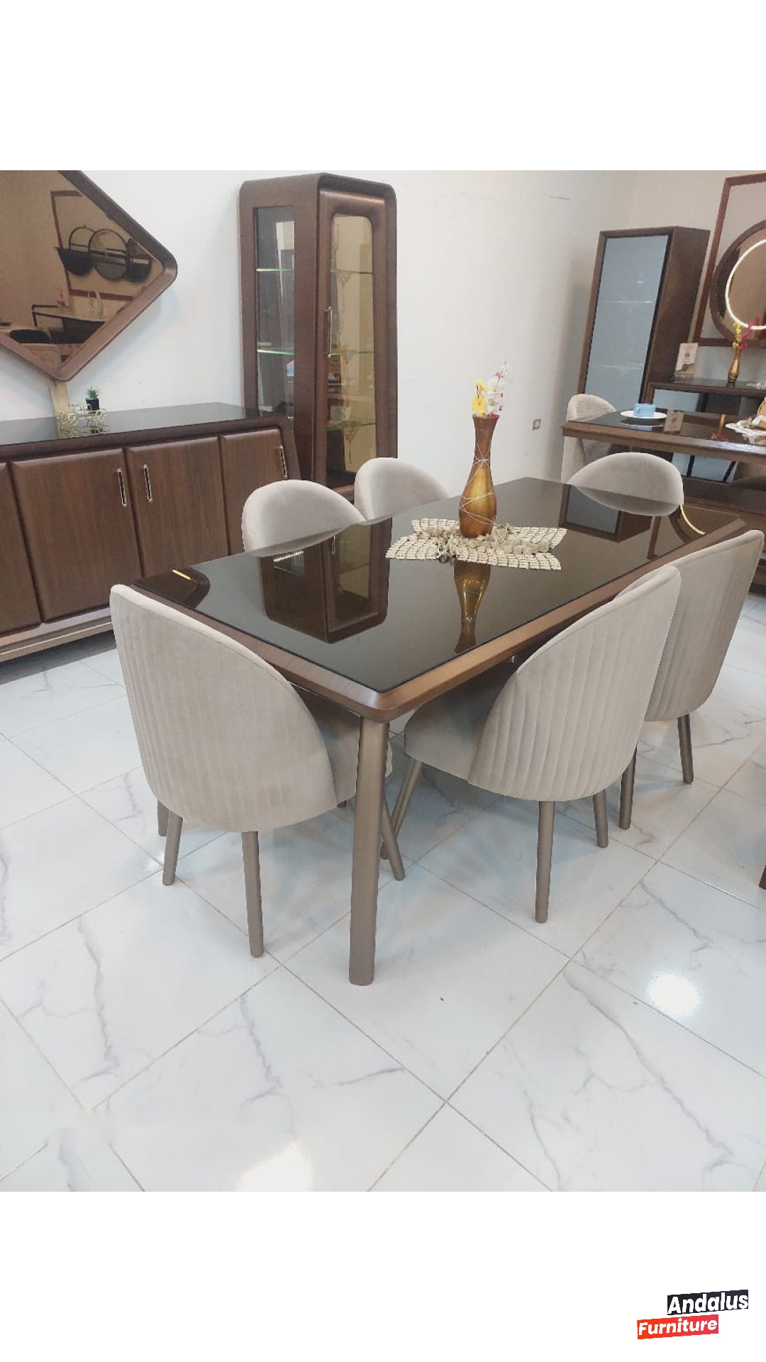 غرفة سفرة موديل 89 من معرض الأندلس للأثاث