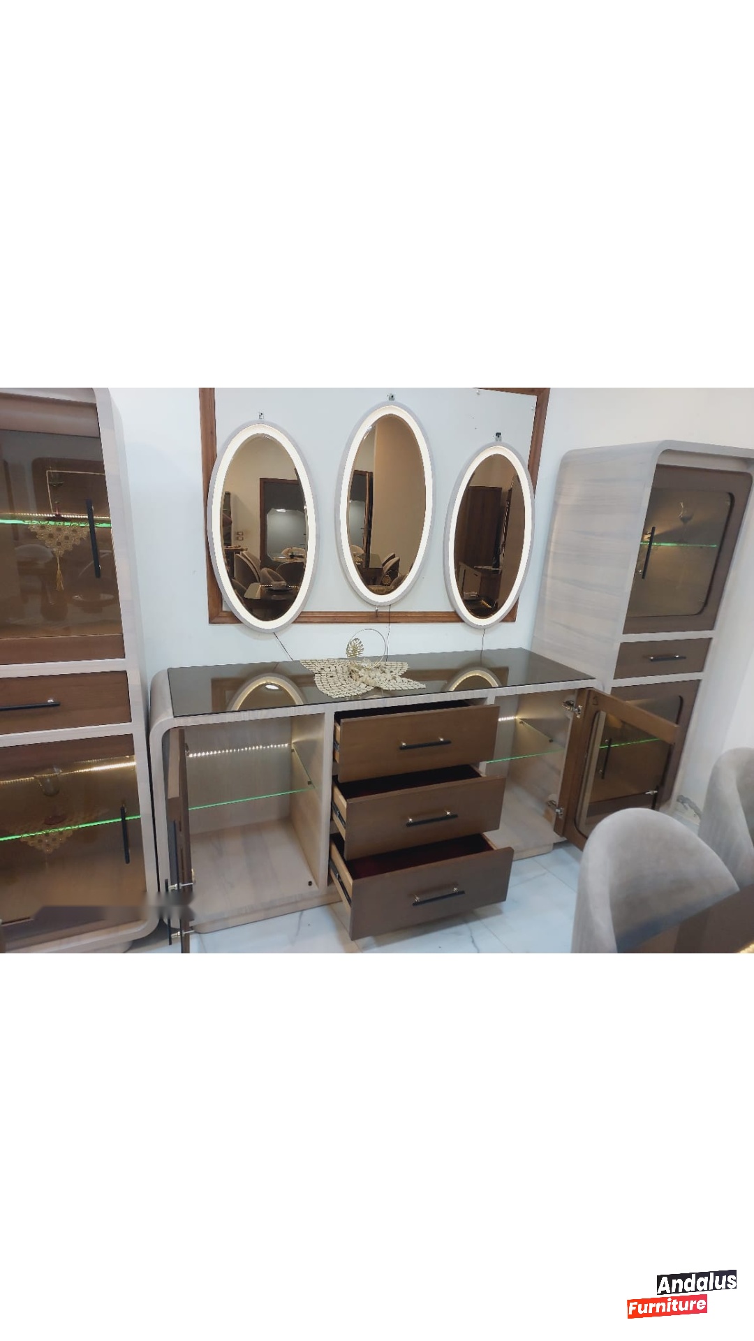غرفة سفرة موديل 94 من معرض الأندلس للأثاث