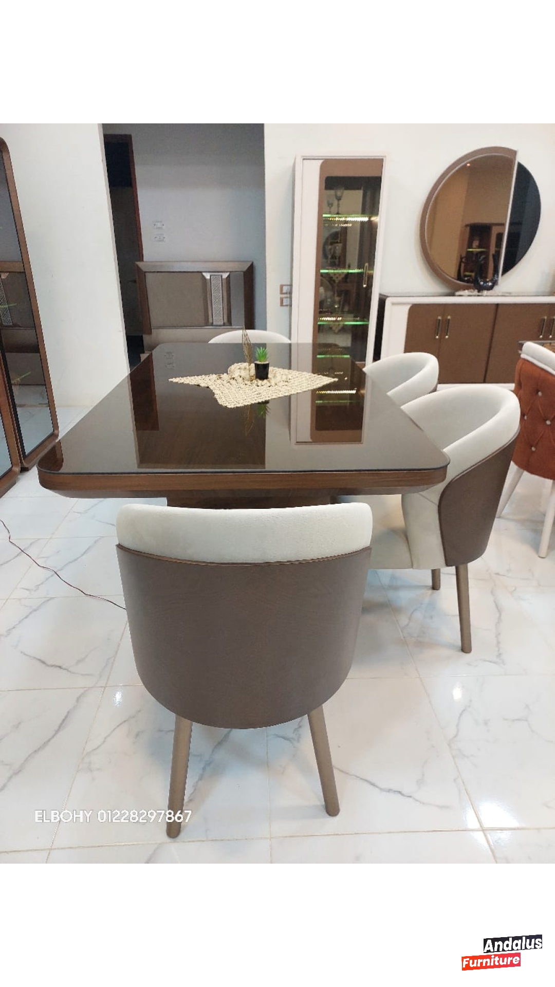 غرفة سفرة موديل 96 من معرض الأندلس للأثاث